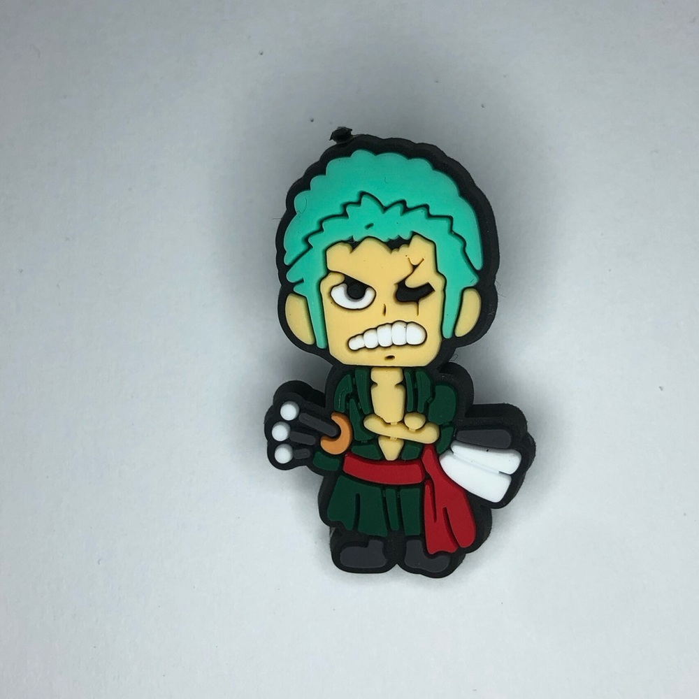 10/$13 One Piece Roronoa Zoro Shoes Charm/Jibbitz